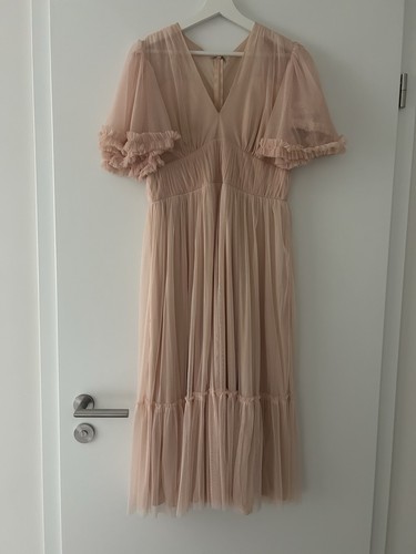 Damen kleid festlich rosa - kleid,