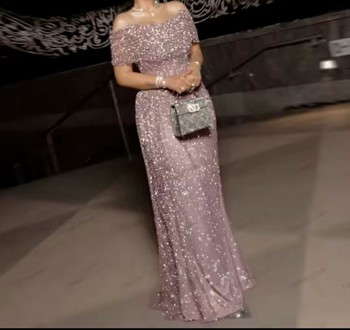 Damen abendkleid lang rosa - damen,