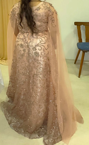 Damen abendkleid rosa - damen, lang