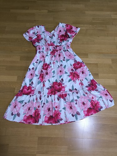 Damen sommerkleid mit blumen - sommerkleid,