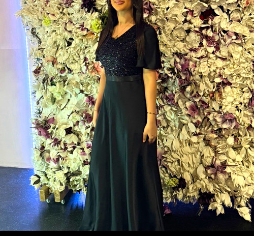 Damen abendkleid lang schwarz - abendkleid,