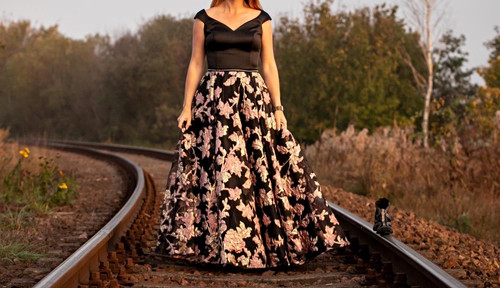 Crusz damen abendkleid lang - damen,