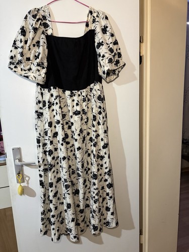 Damen abendkleid schwarz weiß - damen, schwarz/weiß