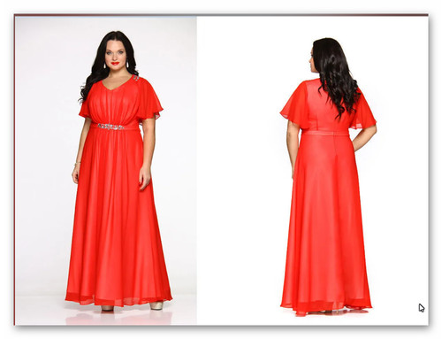 Abendkleid big size 52 - abendkleid,