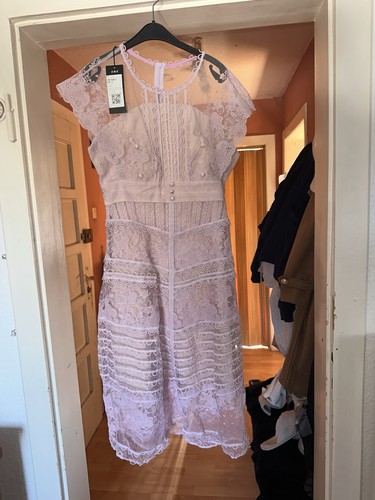 Damen abendkleid spitze lila - damen,