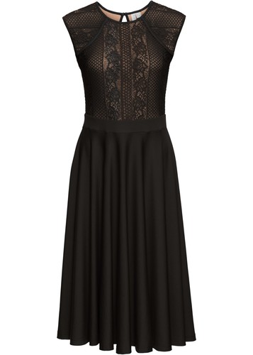 Midikleid mit spitze - midikleid,