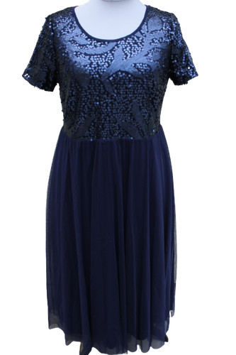 Sheego kleid blau - sheego,