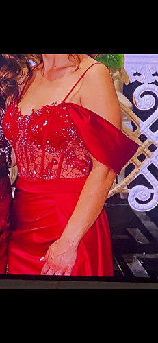 Damen abendkleid lang rot - damen,