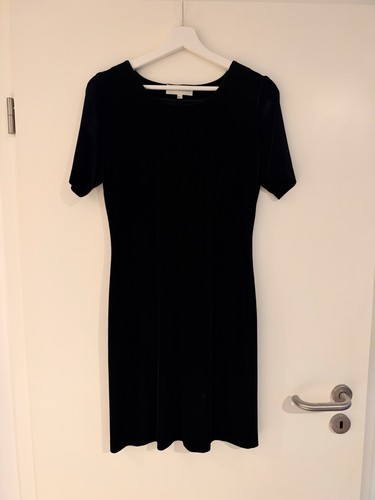 Damen abendkleid schwarz samt - abendkleid,