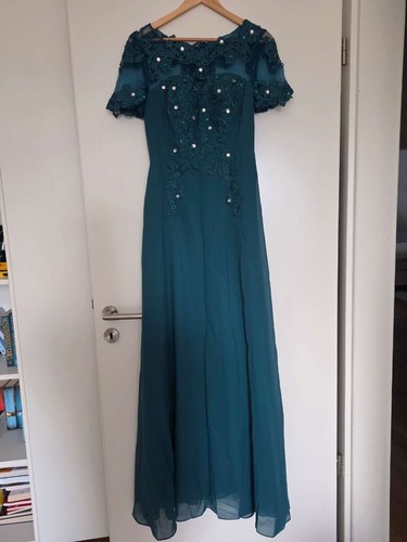 Abend kleid schulter kurzarm - abend,