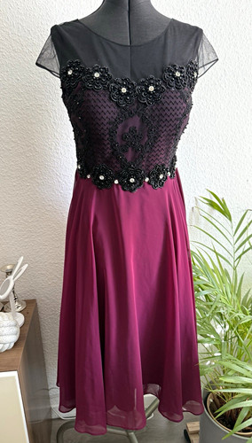 Damen abendkleid schwarz midi - damen,