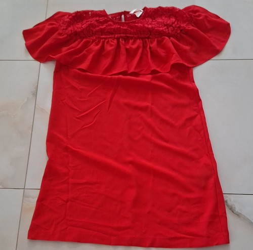Damen abendkleid rot kurz - h&m,