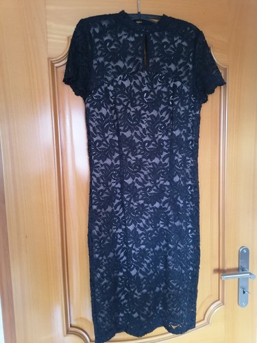 Kleid aus spitze midi - kleid,