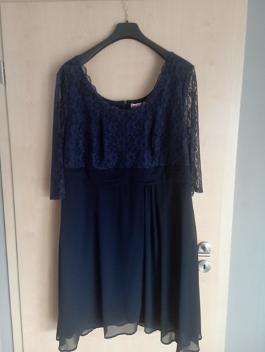 Abendkleid dunkelblau - , 1x