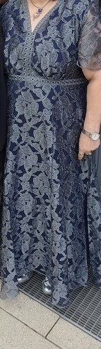 Abendkleid blau größe - abendkleid, blau***größe