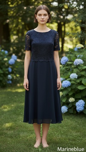 Vera mont spitzenkleid - spitzenkleid, damen