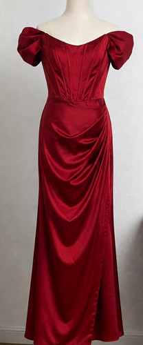Damen abendkleid lang rot - damen,