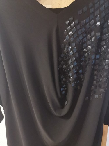 Damenkleid schwarz stretch von