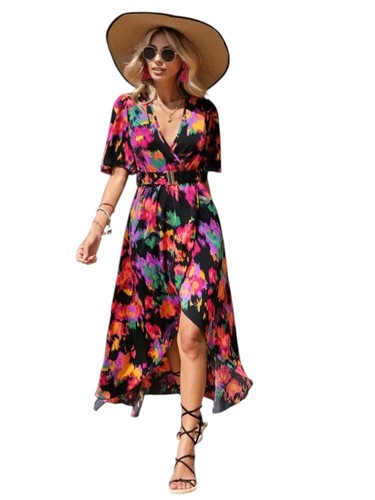 Maxikleid kurzarm lange - kurzarm,
