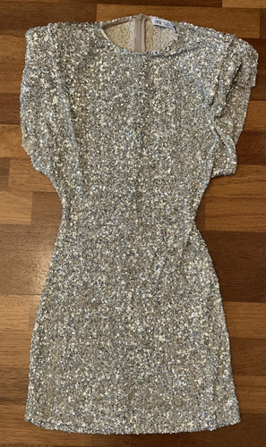 Kleid pailletten zara - gr, xs
