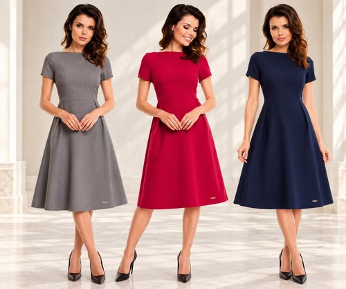 Damen midikleid elegant - damen,